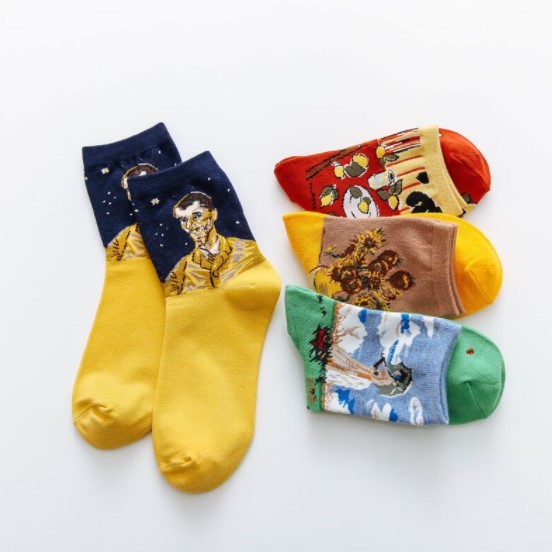 Lot de 4 Chaussettes Van Gogh