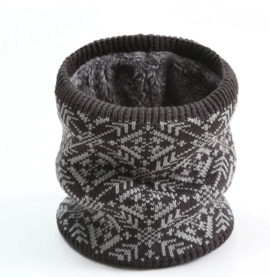 Snood avec flocons de neige