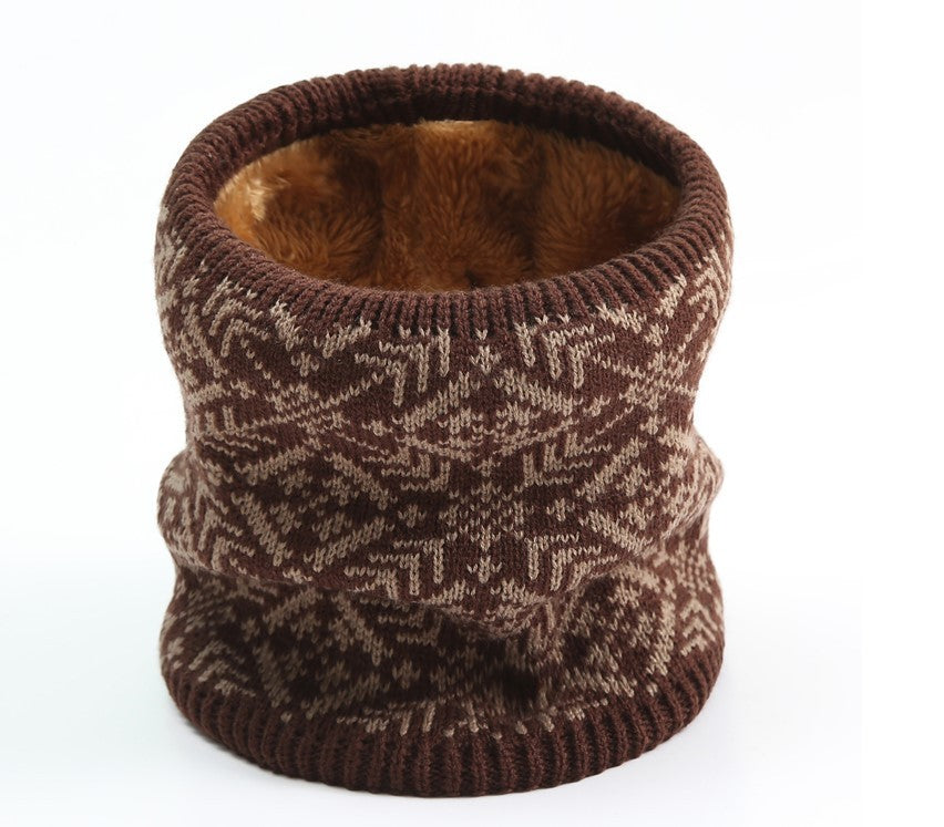 Snood avec flocons de neige