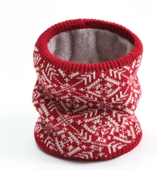 Snood avec flocons de neige