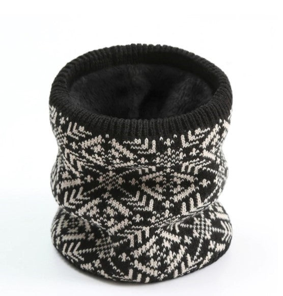 Snood avec flocons de neige