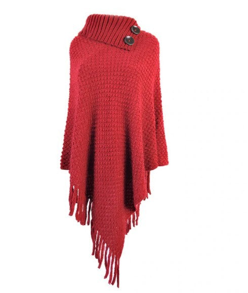 Poncho en laine
