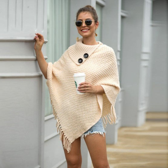 Poncho en laine