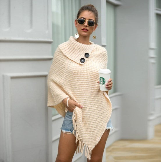 Poncho en laine
