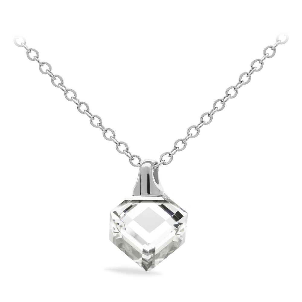 Collier en forme de cube- Swarovski