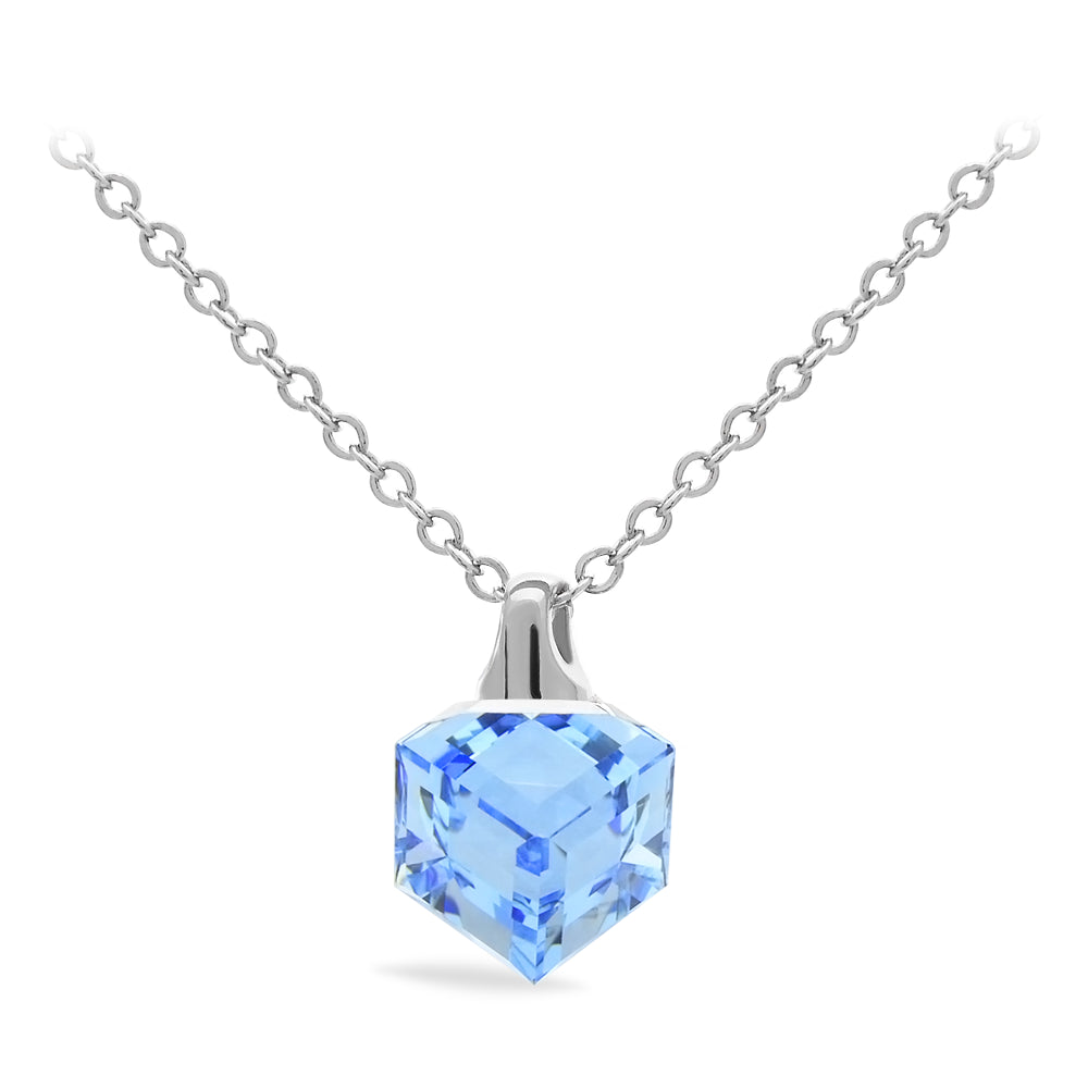 Collier en forme de cube- Swarovski