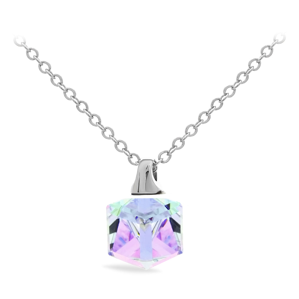 Collier en forme de cube- Swarovski