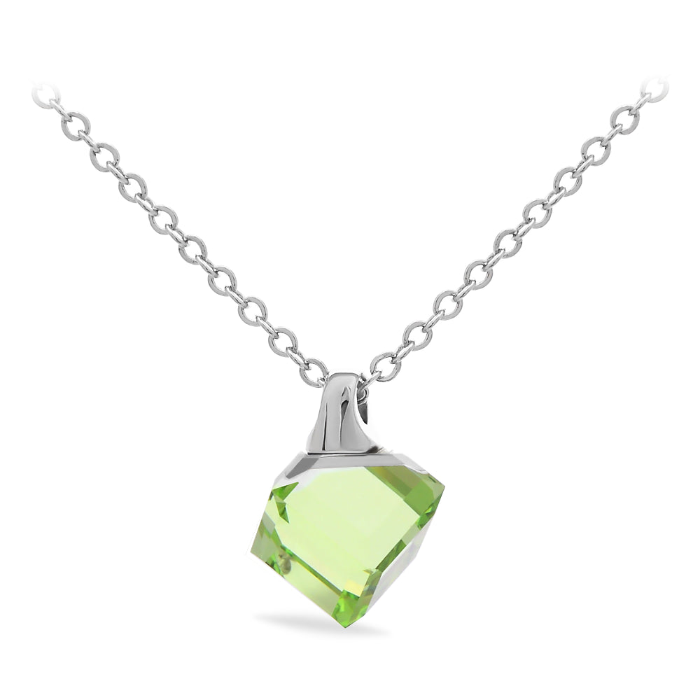 Collier en forme de cube- Swarovski