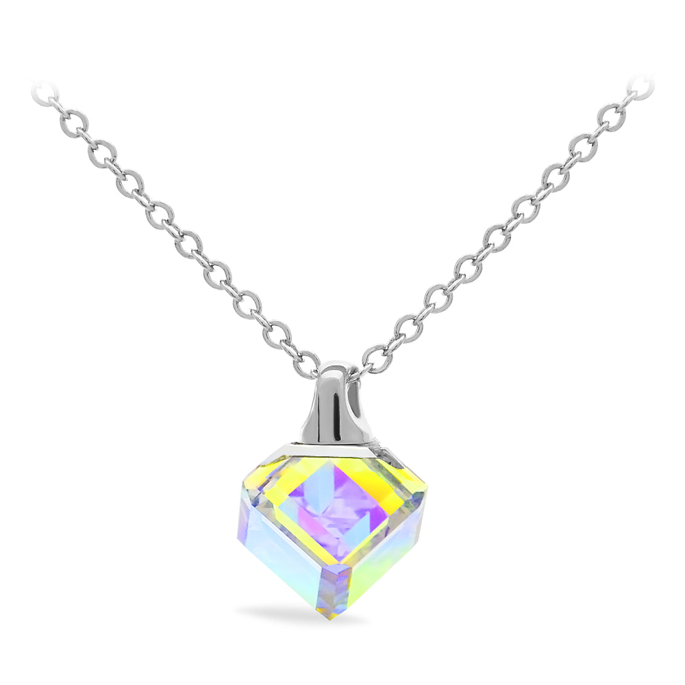 Collier en forme de cube- Swarovski