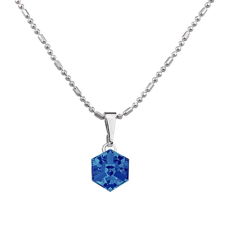 Collier en forme de cube- Swarovski