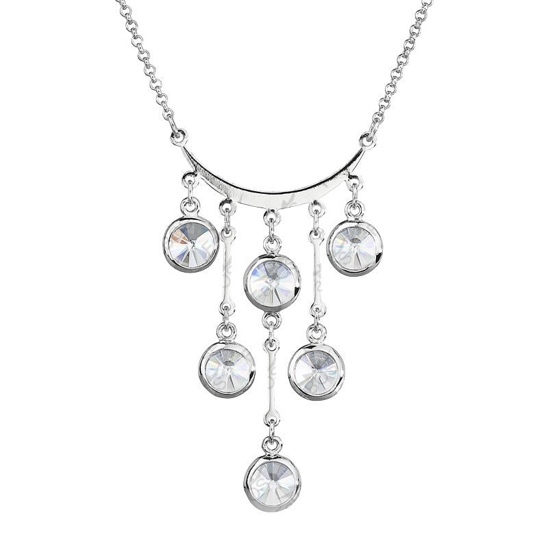 Collier Six cristaux- Swarovski