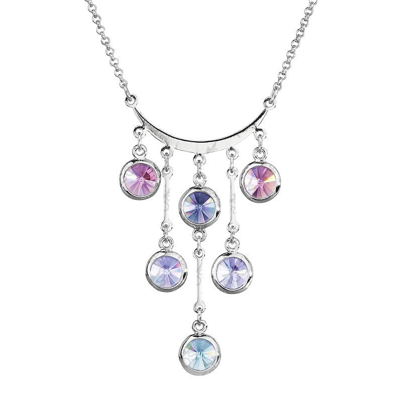 Collier Six cristaux- Swarovski