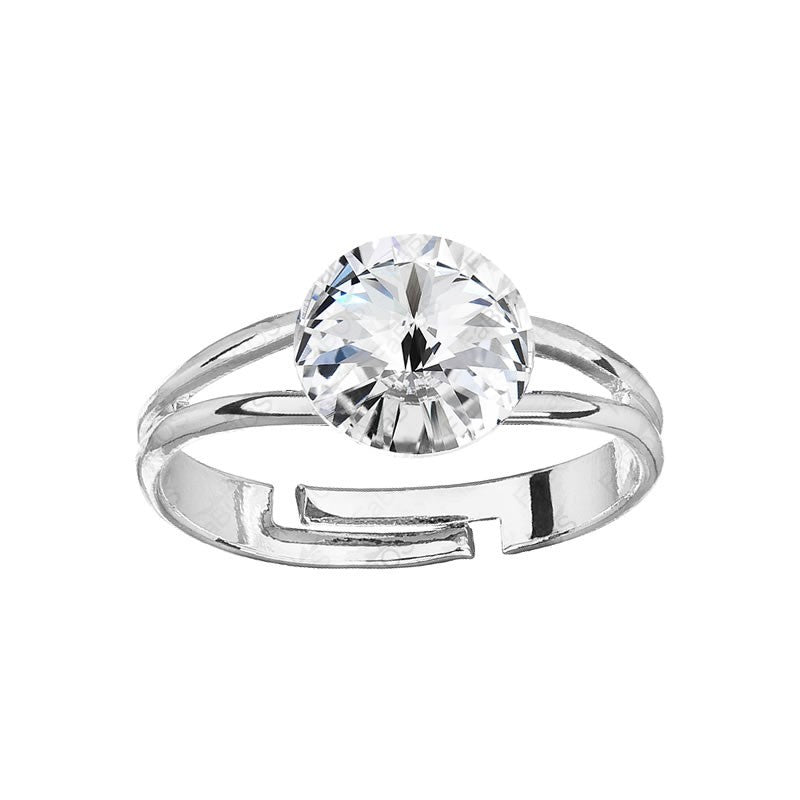Bague brillante cristal 8 mm- Swarovski