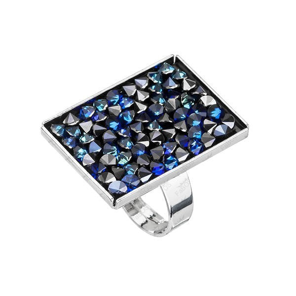 Bague parsemée de pierres - Swarovski