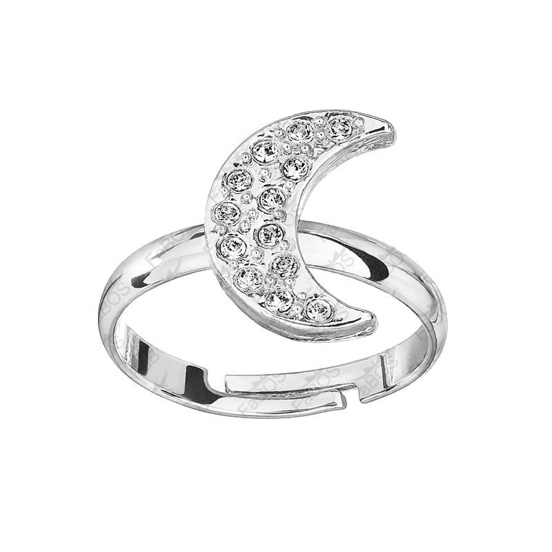 Bague avec cristaux sur Lune - Swarovski