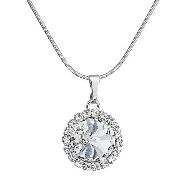 Collier avec pendentif cristal dans couronne - Swarovski