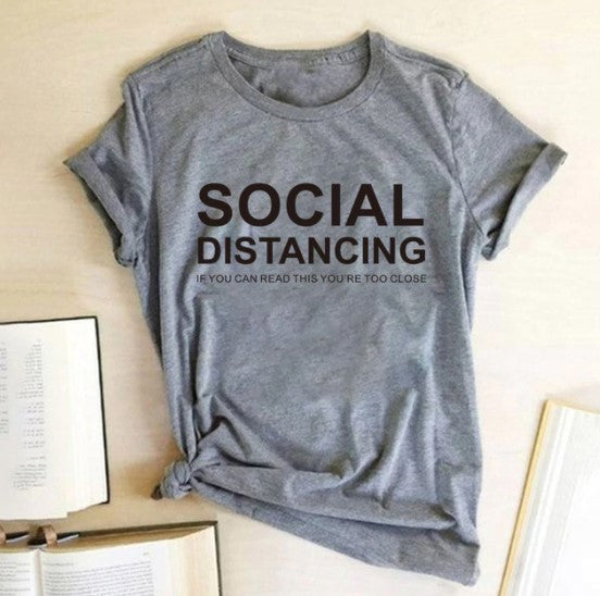 T-shirt distances sociales