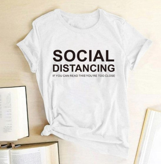 T-shirt distances sociales