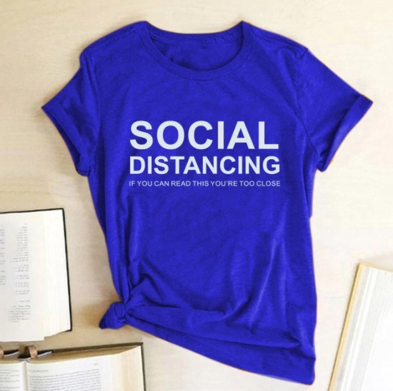 T-shirt distances sociales
