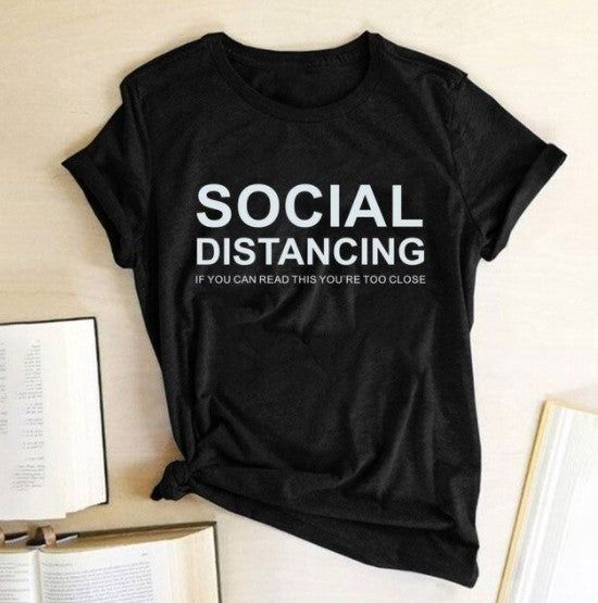 T-shirt distances sociales