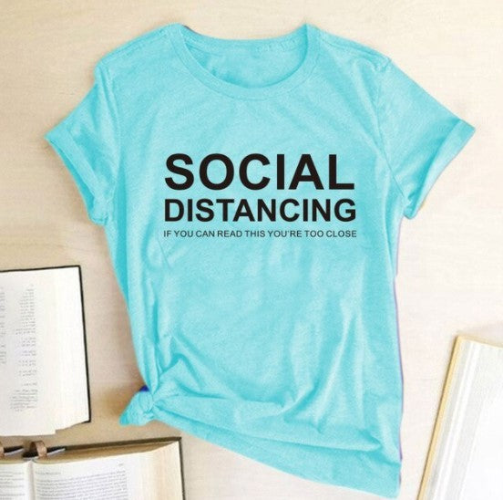 T-shirt distances sociales