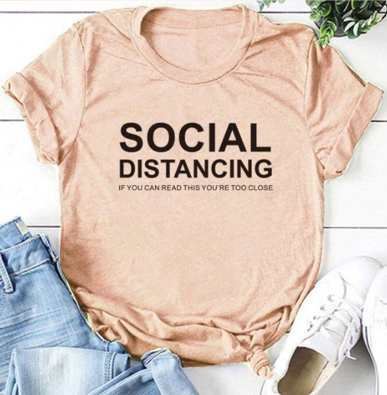 T-shirt distances sociales