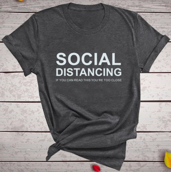 T-shirt distances sociales