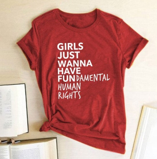 T-shirt droit des femmes