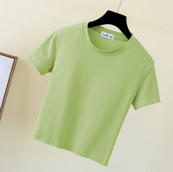 T-shirt femme col rond