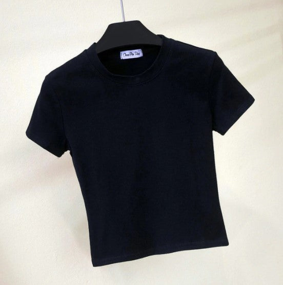 T-shirt femme col rond