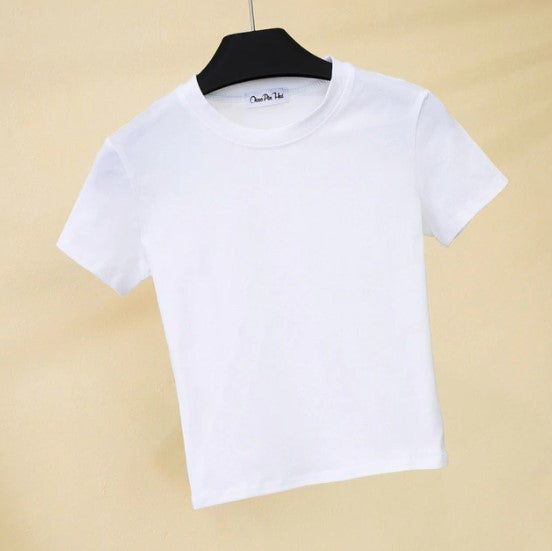 T-shirt femme col rond