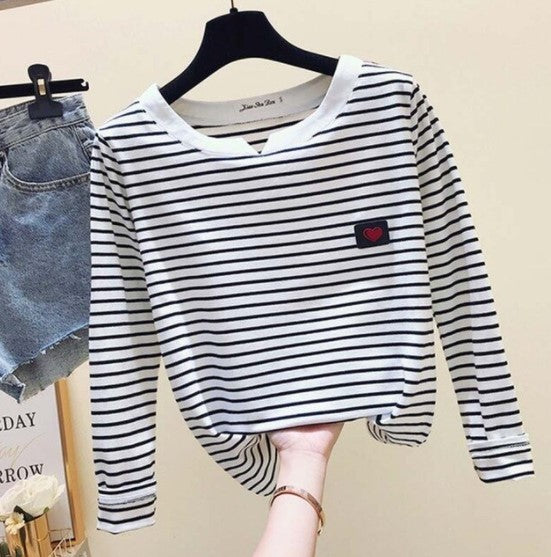 T-shirt femme marinière