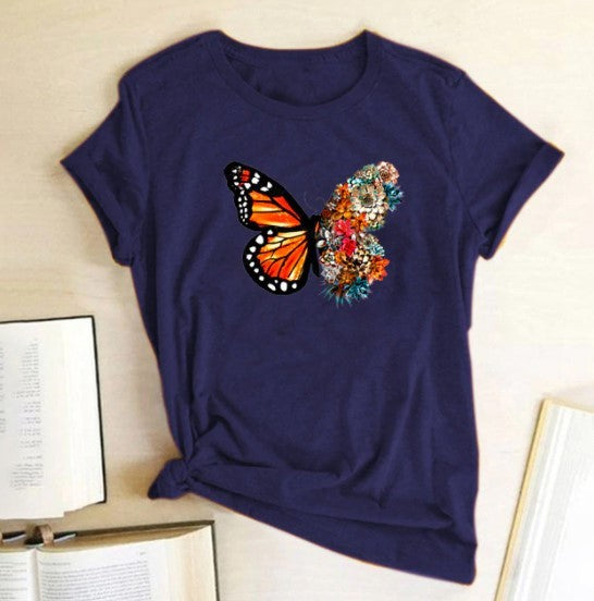 T-shirt femme papillon