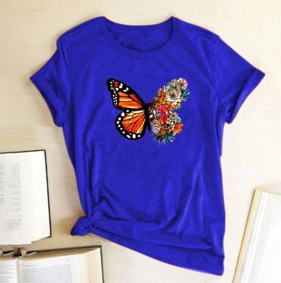 T-shirt femme papillon