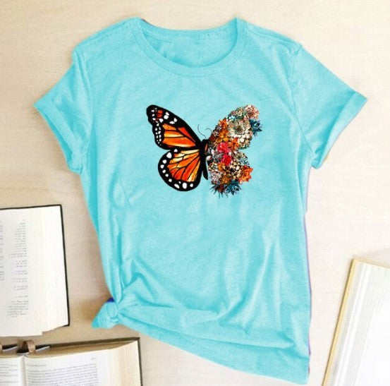 T-shirt femme papillon