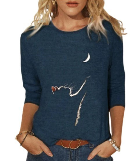 T-shirt avec un chat