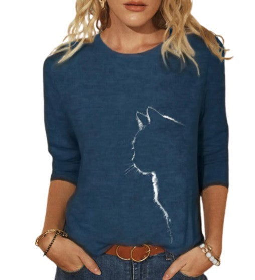 T-shirt avec un chat