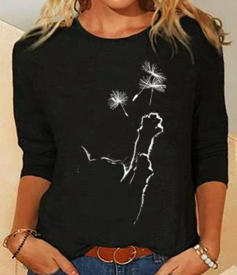 T-shirt avec un chat