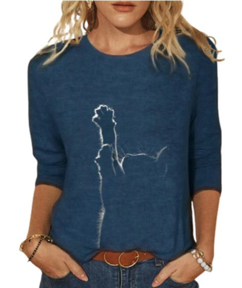 T-shirt avec un chat