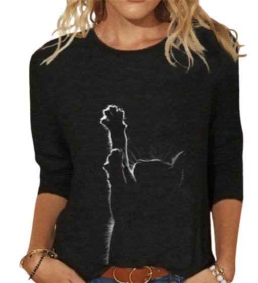 T-shirt avec un chat
