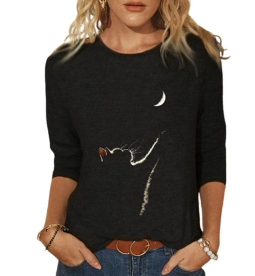 T-shirt avec un chat