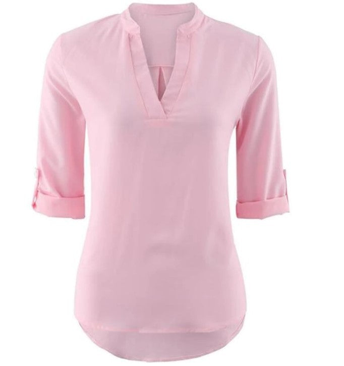 T-shirt col V