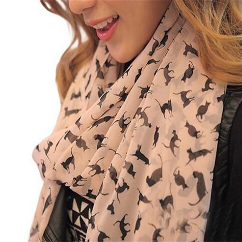 Foulards avec des chats