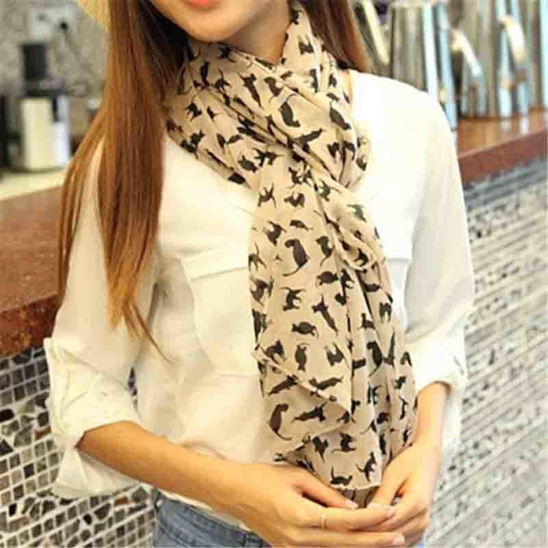 Foulards avec des chats