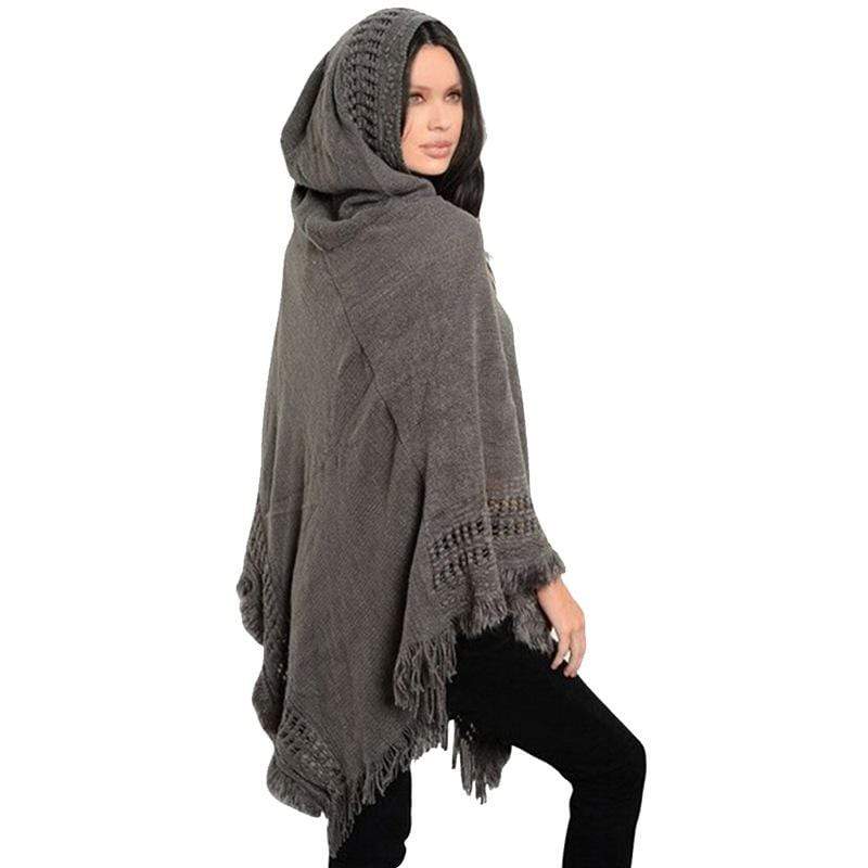 Poncho avec capuche