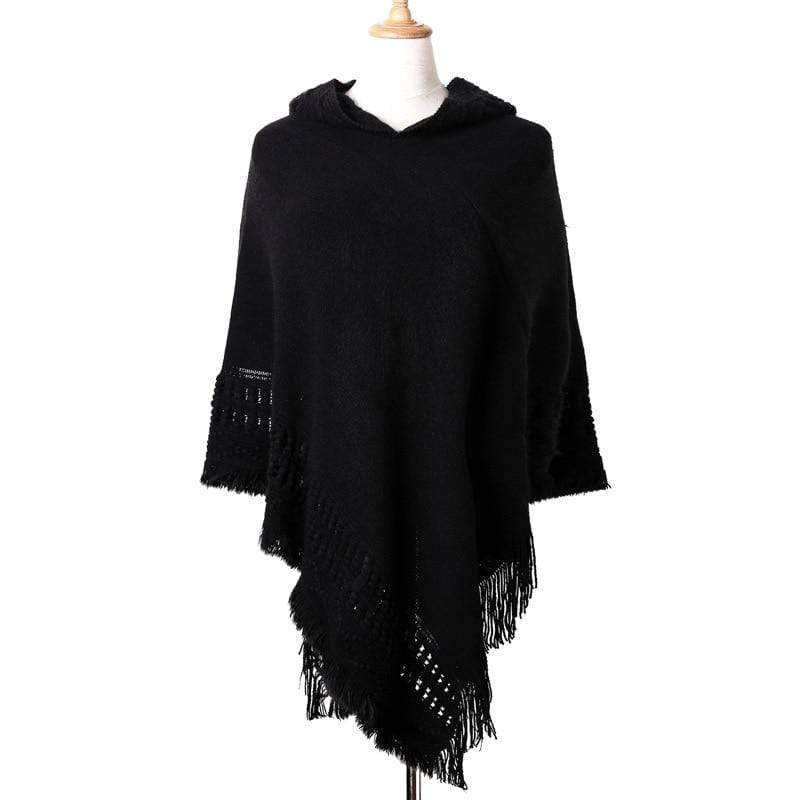 Poncho avec capuche