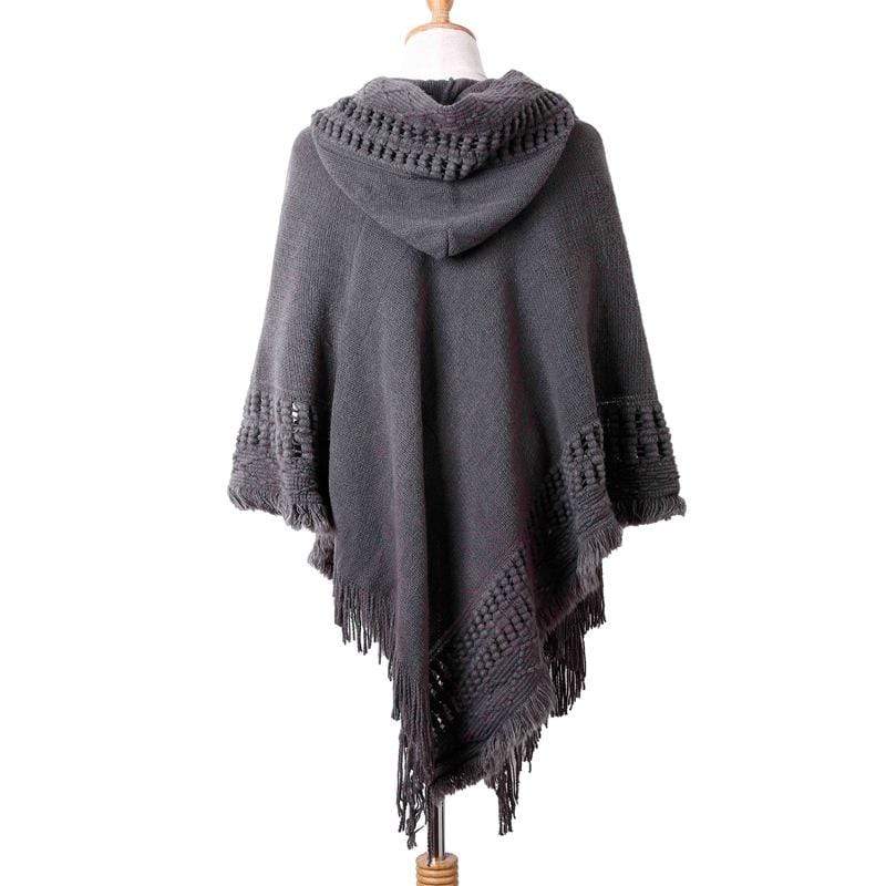 Poncho avec capuche