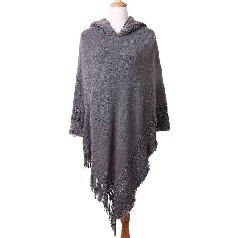 Poncho avec capuche