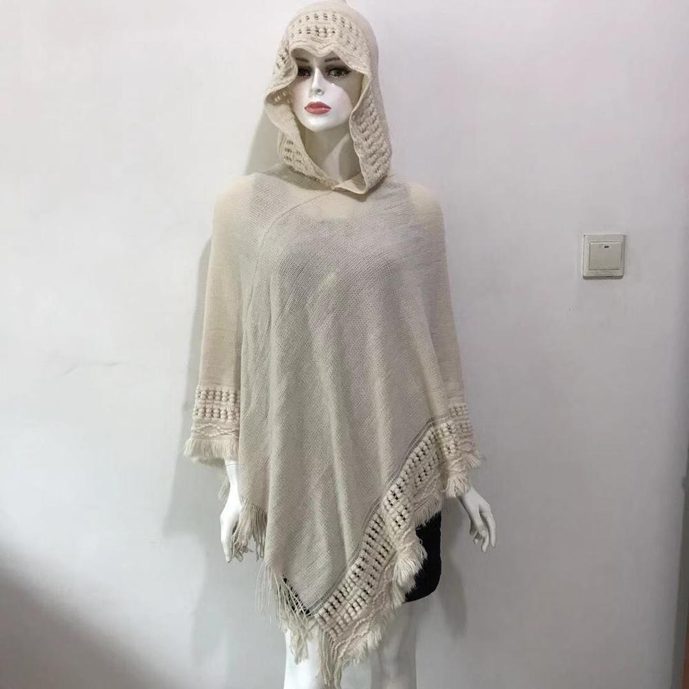Poncho avec capuche