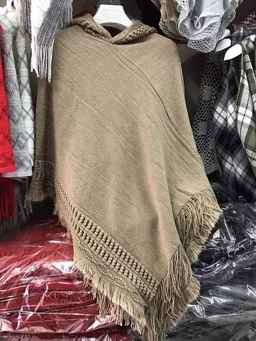 Poncho avec capuche